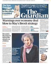 The Guardian (UK) Newspaper Front Page for 29 November 2018