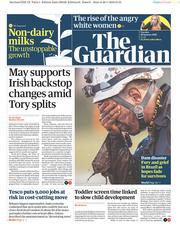 The Guardian (UK) Newspaper Front Page for 29 January 2019