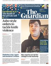 The Guardian (UK) Newspaper Front Page for 31 January 2019