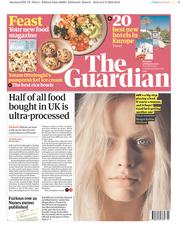 The Guardian (UK) Newspaper Front Page for 3 February 2018