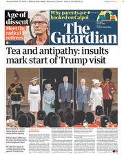 The Guardian (UK) Newspaper Front Page for 4 June 2019