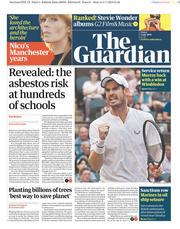 The Guardian (UK) Newspaper Front Page for 5 July 2019