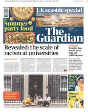 The Guardian (UK) Newspaper Front Page for 6 July 2019