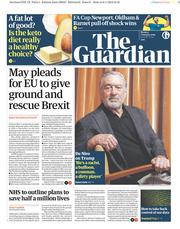 The Guardian (UK) Newspaper Front Page for 7 January 2019