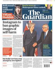 The Guardian (UK) Newspaper Front Page for 8 February 2019