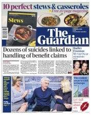 The Guardian (UK) Newspaper Front Page for 8 February 2020