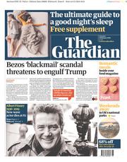 The Guardian (UK) Newspaper Front Page for 9 February 2019