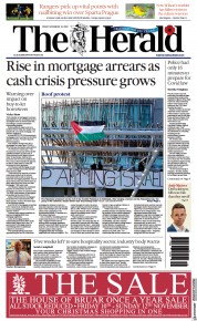 The Herald (UK) Newspaper Front Page for 10 November 2023