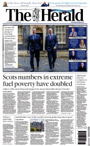The Herald (UK) Newspaper Front Page for 14 November 2023