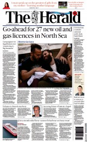 The Herald (UK) Newspaper Front Page for 30 October 2023