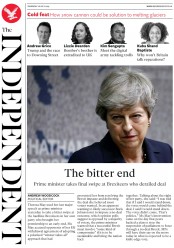 The Independent (UK) Newspaper Front Page for 18 July 2019