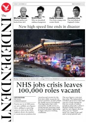 The Independent (UK) Newspaper Front Page for 19 December 2017