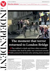 The Independent (UK) Newspaper Front Page for 30 November 2019