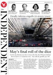 The Independent (UK) Newspaper Front Page for 30 March 2019