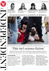 The Independent (UK) Newspaper Front Page for 3 August 2019