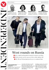 The Independent (UK) Newspaper Front Page for 5 October 2018