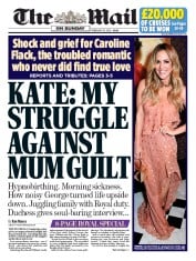The Mail on Sunday (UK) Newspaper Front Page for 16 February 2020