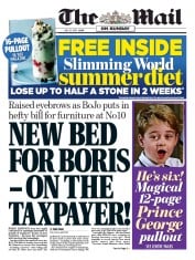 The Mail on Sunday (UK) Newspaper Front Page for 21 July 2019