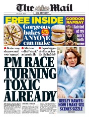 The Mail on Sunday (UK) Newspaper Front Page for 26 May 2019