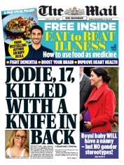 The Mail on Sunday (UK) Newspaper Front Page for 3 March 2019