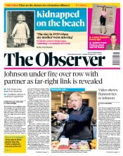 The Observer (UK) Newspaper Front Page for 23 June 2019