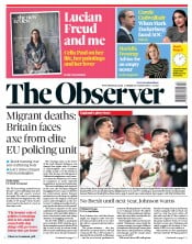The Observer (UK) Newspaper Front Page for 27 October 2019
