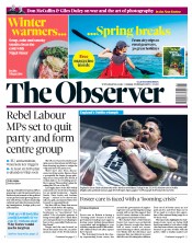 The Observer (UK) Newspaper Front Page for 3 February 2019