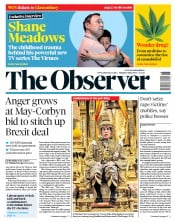 The Observer (UK) Newspaper Front Page for 5 May 2019