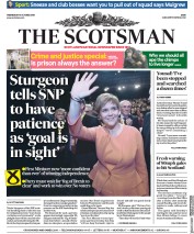 The Scotsman (UK) Newspaper Front Page for 10 October 2018