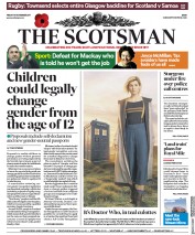 The Scotsman (UK) Newspaper Front Page for 10 November 2017