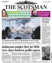 The Scotsman (UK) Newspaper Front Page for 10 December 2019