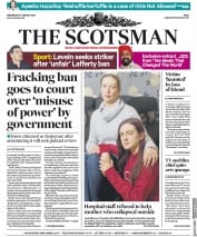 The Scotsman (UK) Newspaper Front Page for 10 January 2018