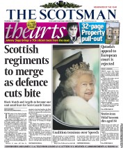 The Scotsman (UK) Newspaper Front Page for 10 May 2012