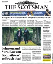 The Scotsman (UK) Newspaper Front Page for 11 October 2019