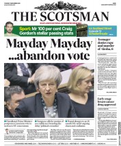 The Scotsman (UK) Newspaper Front Page for 11 December 2018