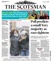The Scotsman (UK) Newspaper Front Page for 11 December 2019
