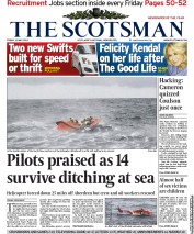 The Scotsman (UK) Newspaper Front Page for 11 May 2012