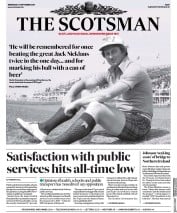 The Scotsman (UK) Newspaper Front Page for 11 September 2019