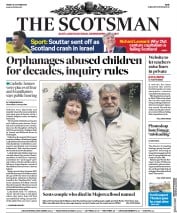 The Scotsman (UK) Newspaper Front Page for 12 October 2018