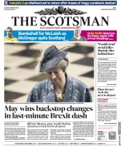 The Scotsman (UK) Newspaper Front Page for 12 March 2019