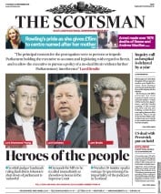 The Scotsman (UK) Newspaper Front Page for 12 September 2019