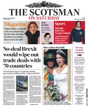 The Scotsman (UK) Newspaper Front Page for 13 October 2018