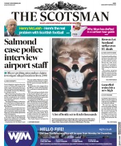 The Scotsman (UK) Newspaper Front Page for 13 November 2018
