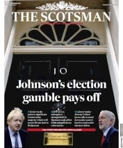 The Scotsman (UK) Newspaper Front Page for 13 December 2019
