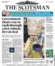 The Scotsman (UK) Newspaper Front Page for 13 February 2019