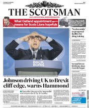 The Scotsman (UK) Newspaper Front Page for 13 June 2019