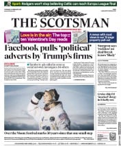 The Scotsman (UK) Newspaper Front Page for 14 February 2019