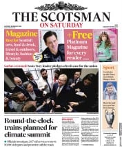 The Scotsman (UK) Newspaper Front Page for 15 February 2020