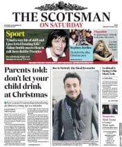 The Scotsman (UK) Newspaper Front Page for 16 December 2017