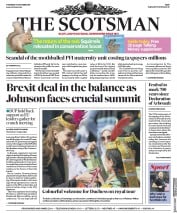 The Scotsman (UK) Newspaper Front Page for 17 October 2019